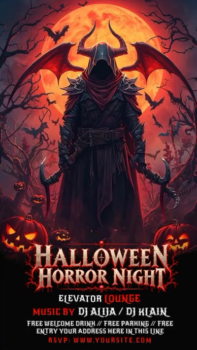 Halloween Horror Night Template | PosterMyWall