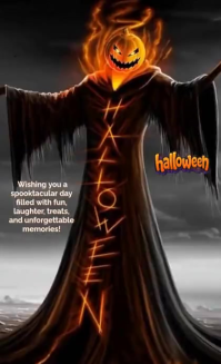 Black Halloween Format US Legal Template