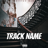 Nero Music Album Cover Ikhava ye-Albhamu Template