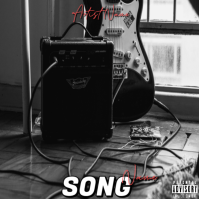 Black Grunge Music Album Cover Album Cover Portada de Álbum template