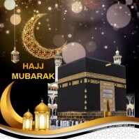 Black  Hajj Video  Instagram Post Instagram-Beitrag template