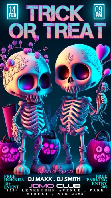Plantilla de Black Halloween Digital Display (9:16) | PosterMyWall