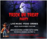 Black Halloween Party  Medium Rectangle Rettangolo medio template