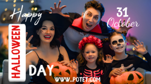Noir Halloween Celebration Digital Display Template