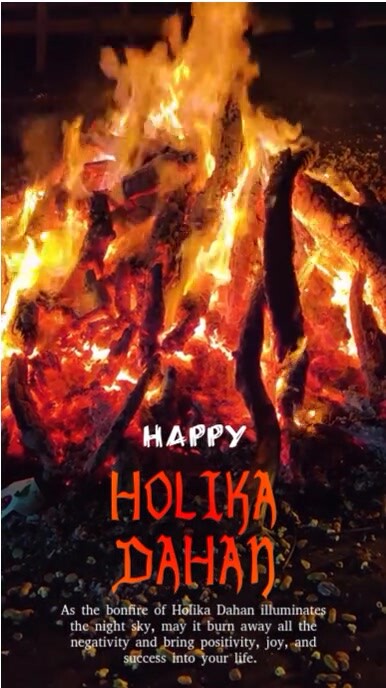 Black Happy Holika Instagram Story template