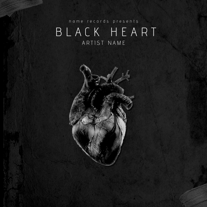 Download Black Heart Templat Sampul Album Postermywall Desktop Wallpaper Get Wallpaper Black Heart Templat Sampul Album Postermywall For Android