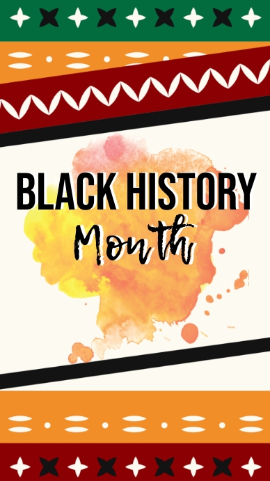 Black History Ads 数字显示屏 (9:16) template