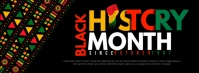 Black History Banner Ads Facebook Cover Photo template