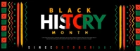 Black History Banner Ads Portada de Facebook template