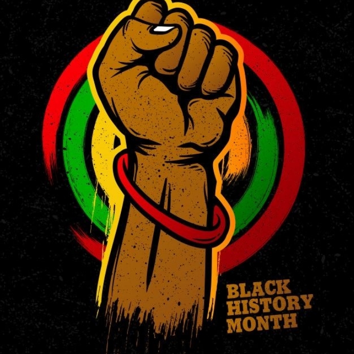 Black history black instagram post template