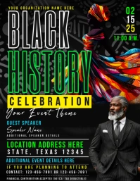 Black History Flyer (US Letter) template