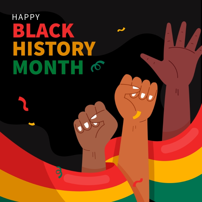 Black History Event Instagram Post template