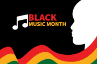 Black History Fylers Etiket template