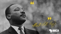 Black History Martin Luther King Quote Tampilan Digital (16:9) template