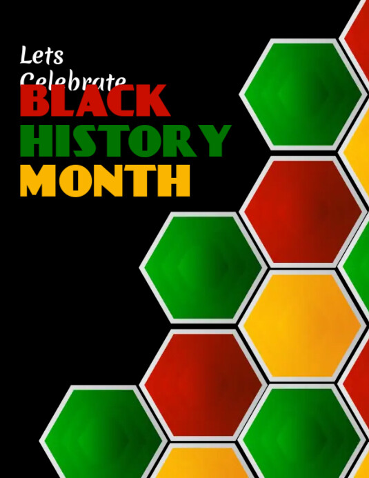 Black History Month, Black History Template PosterMyWall