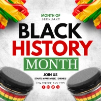 black history month, black lives matter Instagram Post template