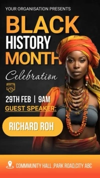 black history month,juneteenth ,event template