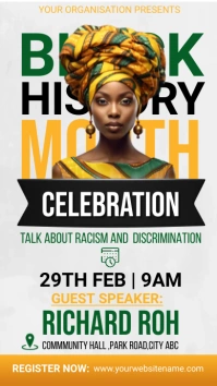 black history month, Hispanic heritage (1) Instagram-Story template