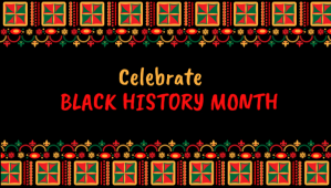 Black black history month,event Blog overskrift Template