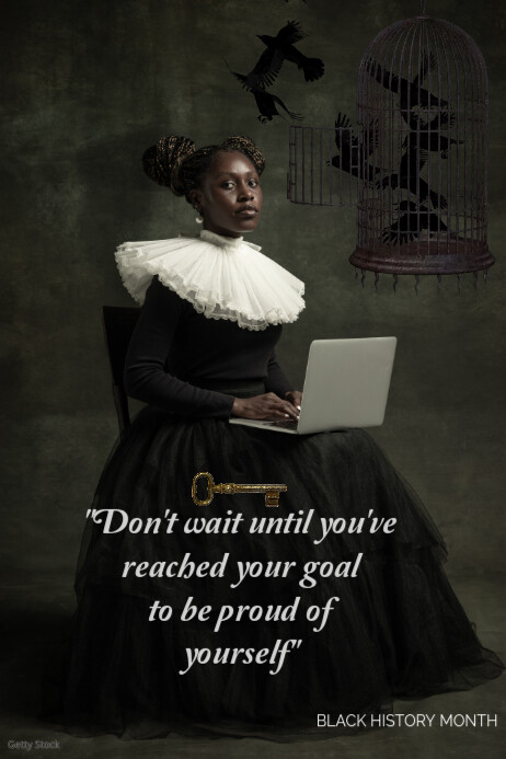 black history month, education, quotes, motivational, african american Poster template