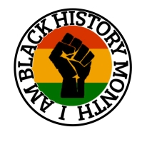 Black history month , black history month log Logo template