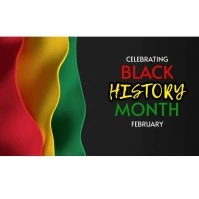 Black history month 1 February 2024 Instagram Post template