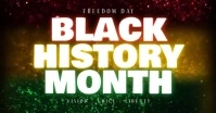 Black History Month Ads Facebook Shared Image template