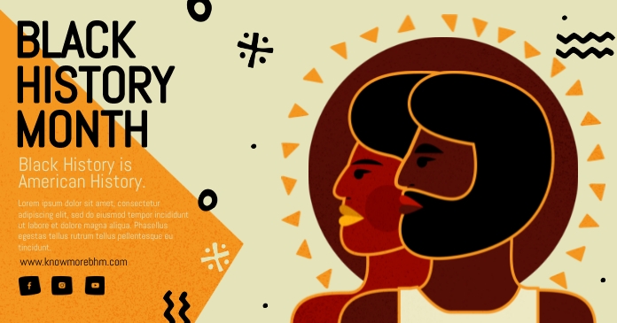 Black History Month Banner Template PosterMyWall Black History Month Banner Template PosterMyWall