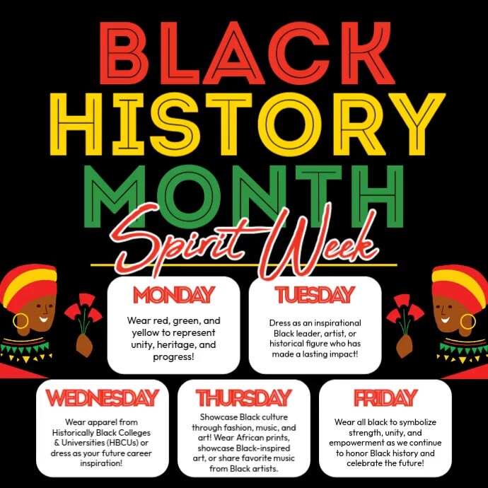 Black HIstory Month Celebration Template PosterMyWall