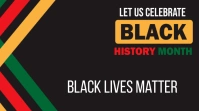 black history month celebration 演示(16:9) template
