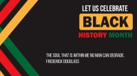 black history month celebration Presentation (16:9) template