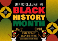 Black History Month Celebration A4 template