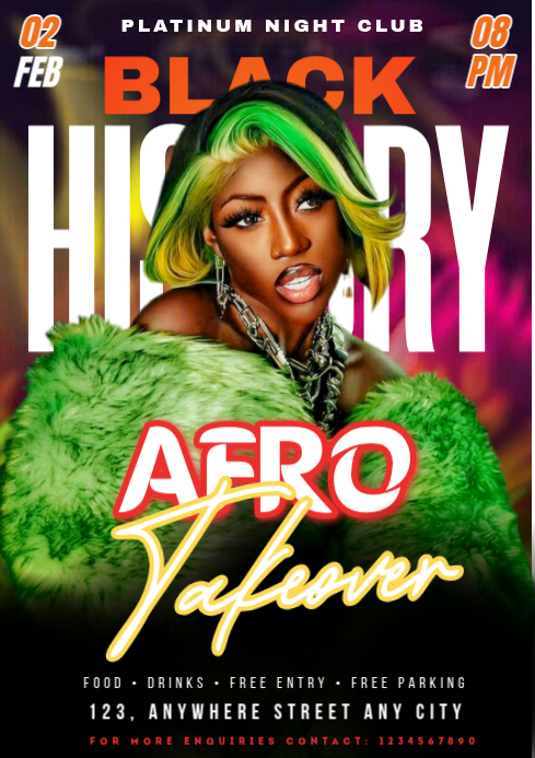 Black history month celebration Template | PosterMyWall