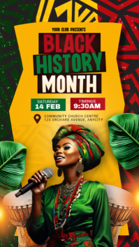 Black History Month Celebration Instagram Story template