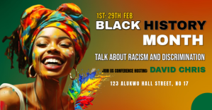 Black History Month Conference Flyer template