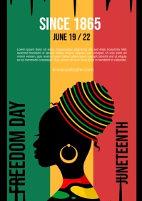 Black History Month A3 template