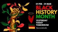 black history month Digital Display (16:9) template