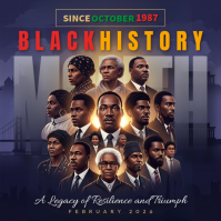 Black History Month Instagram Post template