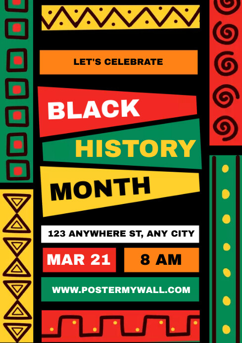 Modèle Black History Month | PosterMyWall