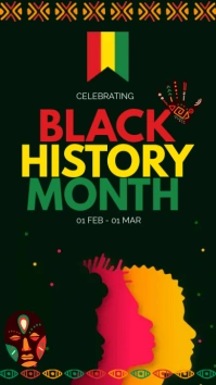 black history month template