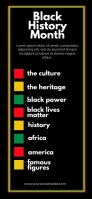black history month Snapchat Geofilter template