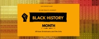 Black History Month Twitch Profile Banner template