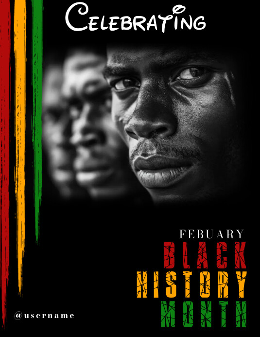 Copy Of Black History Month PosterMyWall Copy of black history month postermywall