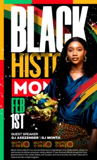 BLACK HISTORY MONTH US Legal template