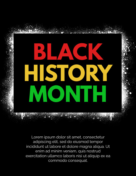black history month Templat | PosterMyWall