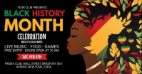 Black History Month Facebook Shared Image template
