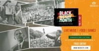 Black History Month Facebook Shared Image template