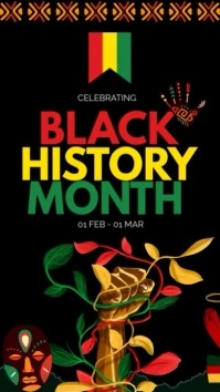 black history month template