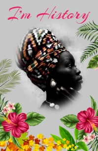 black history month Tabloid template