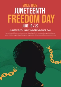 Black History Month A3 template